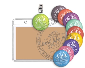 La Vida Mas Hermosa Convention Badge Holder