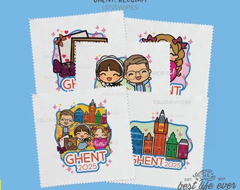 2025 Special Convention Microfiber Cleaning Cloth Lens Wipe - GHENT BELGIUM - jw gifts - best life ever- sold individually