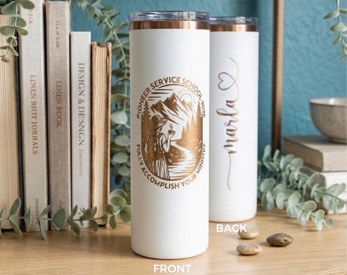 2026 Pioneer Service School - Personalized Laser Engraved 20 Oz Tumbler