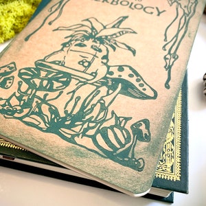 Guide to Herbology Notebook Magical Wizardry Notebook, Witches Wizards, Wizard Schoolbook image 2