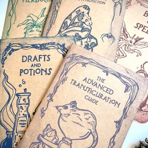 Guide to Herbology Notebook Magical Wizardry Notebook, Witches Wizards, Wizard Schoolbook image 9