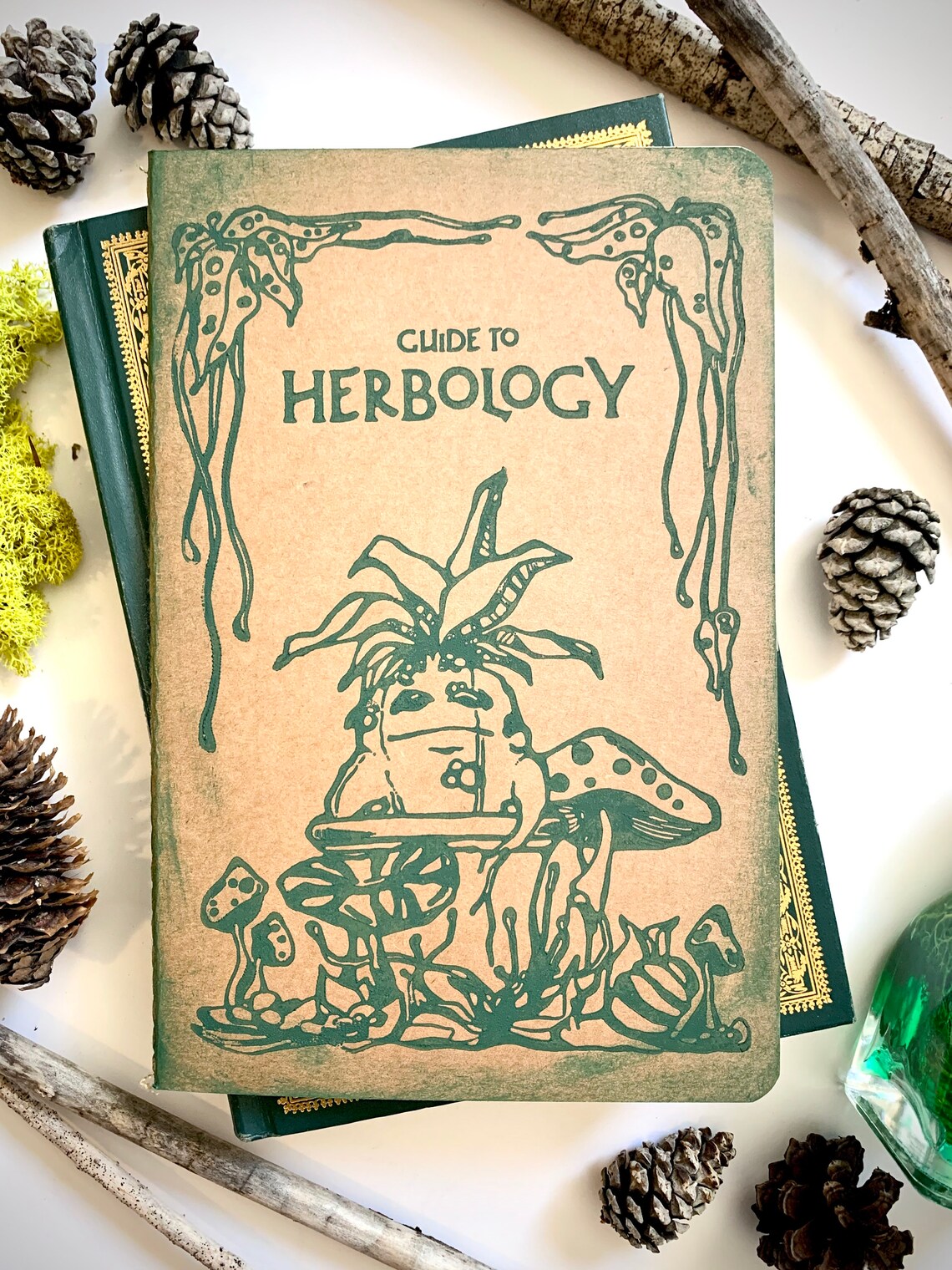 Guide to Herbology Notebook Magical Wizardry Notebook Etsy