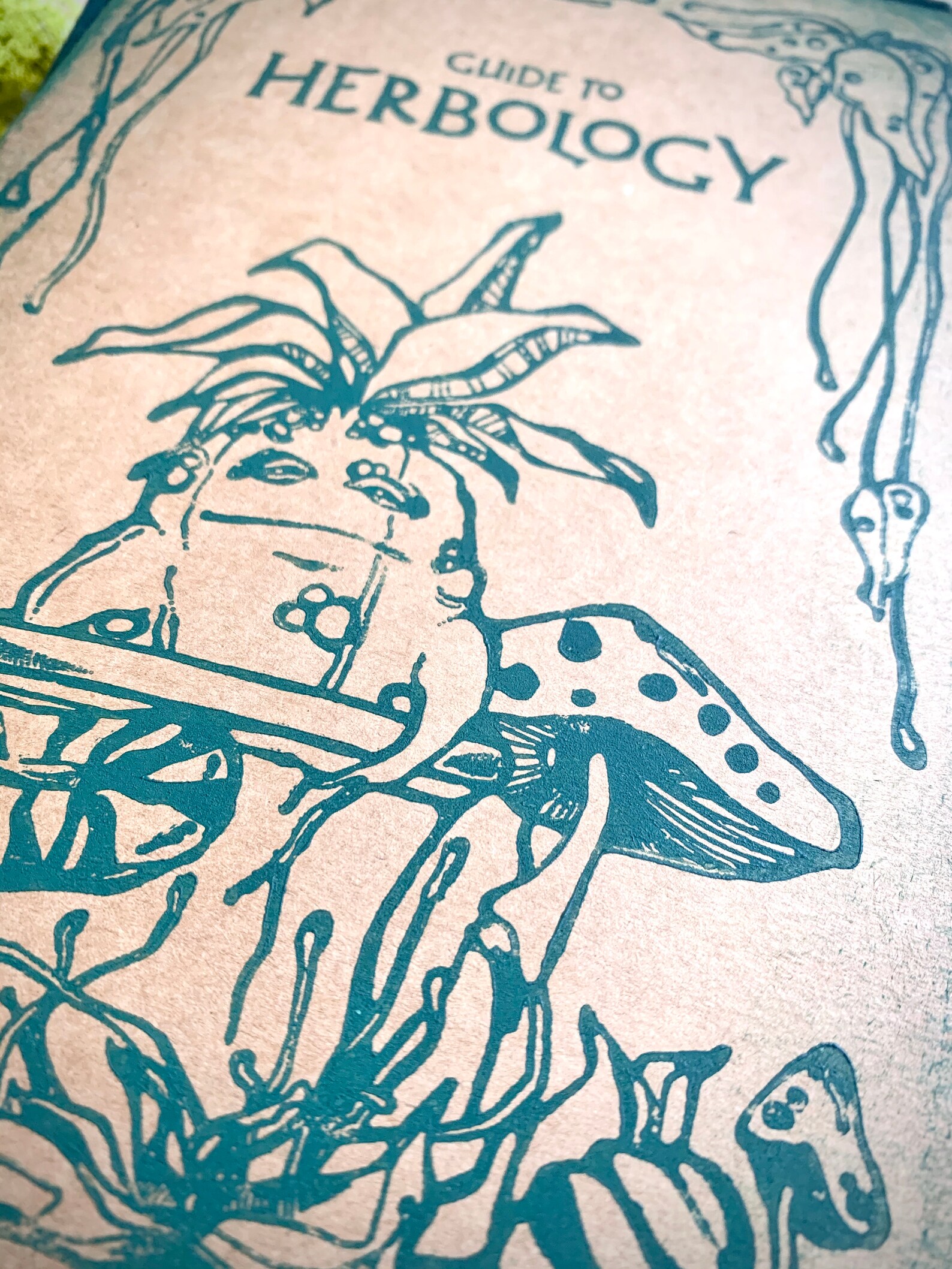 Guide to Herbology Notebook Magical Wizardry Notebook Etsy