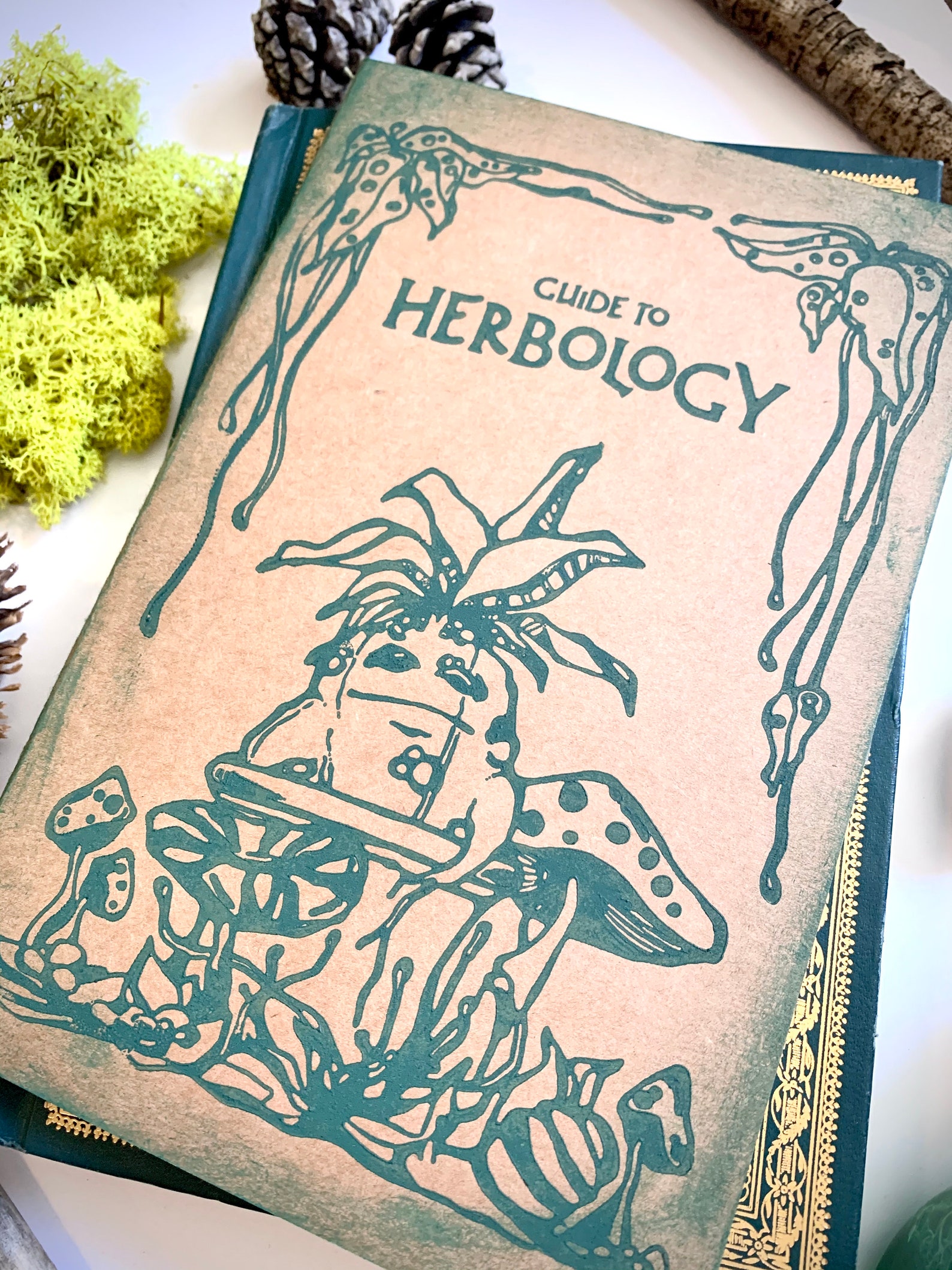 Guide to Herbology Notebook Magical Wizardry Notebook Etsy
