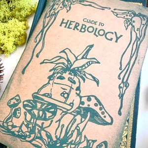 Guide to Herbology Notebook Magical Wizardry Notebook, Witches Wizards, Wizard Schoolbook image 6