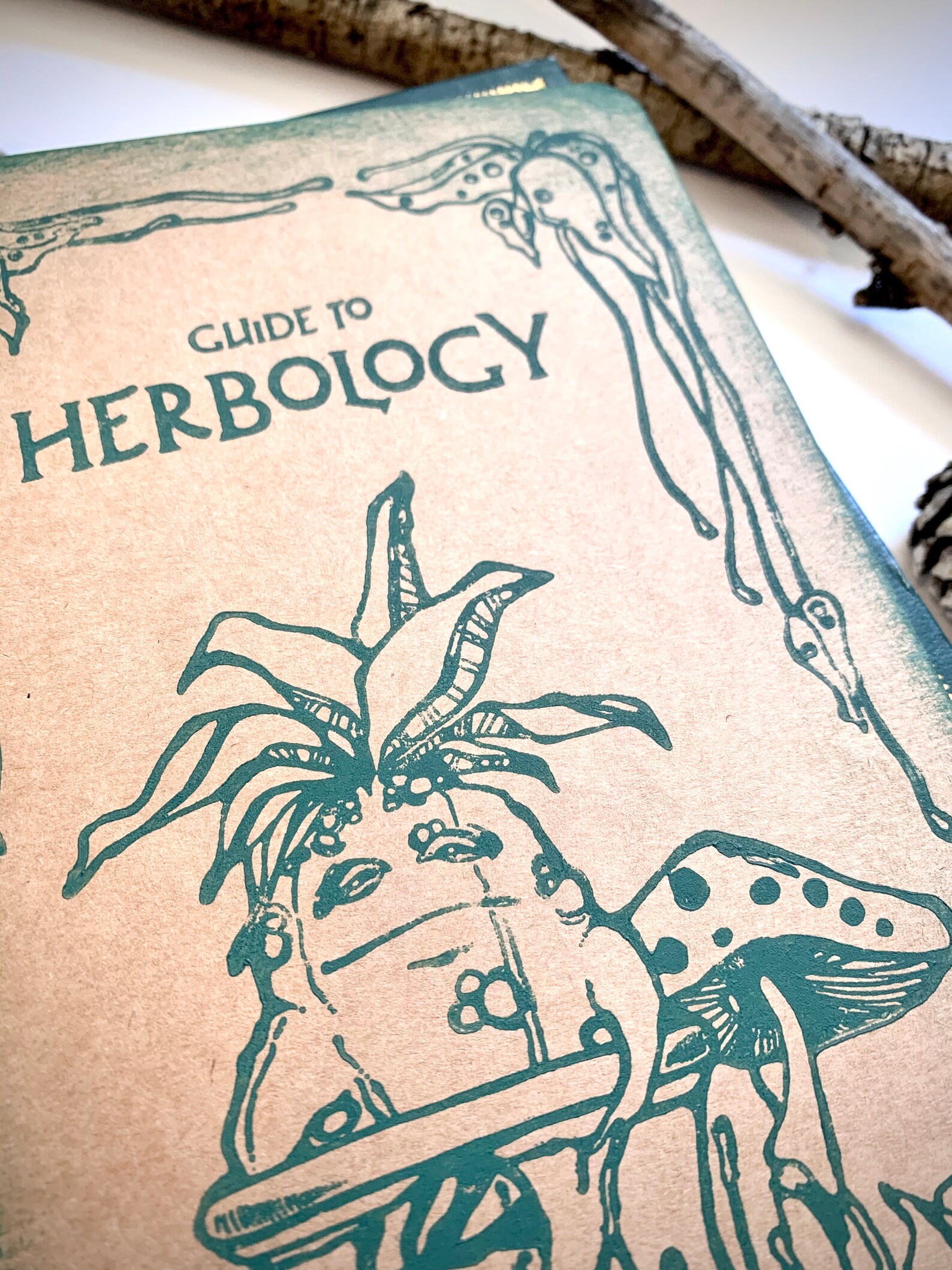 Guide to Herbology Notebook Magical Wizardry Notebook Etsy