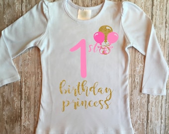 1st birthday girl - first birthday girl - pink and gold first birthday - pink and gold - first birthday outfit pink and gold - 1st birthday