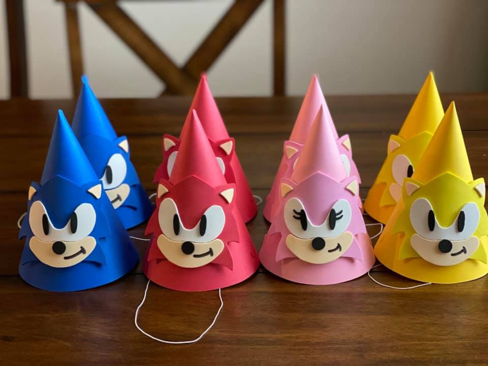 Sonic Inspired Party Hats Etsy