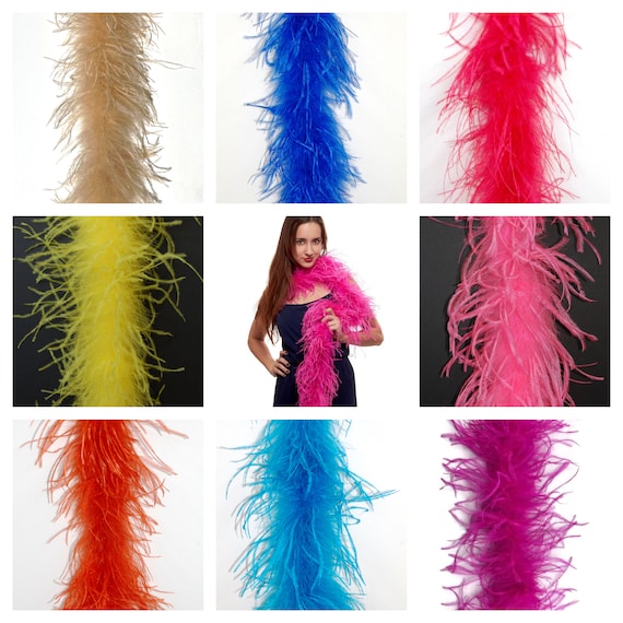 Ostrich Feather Boas - Assorted Colors (More Colors Added!)