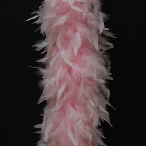 80 Gram Chandelle FEATHER Boa 72" LIGHT PINK