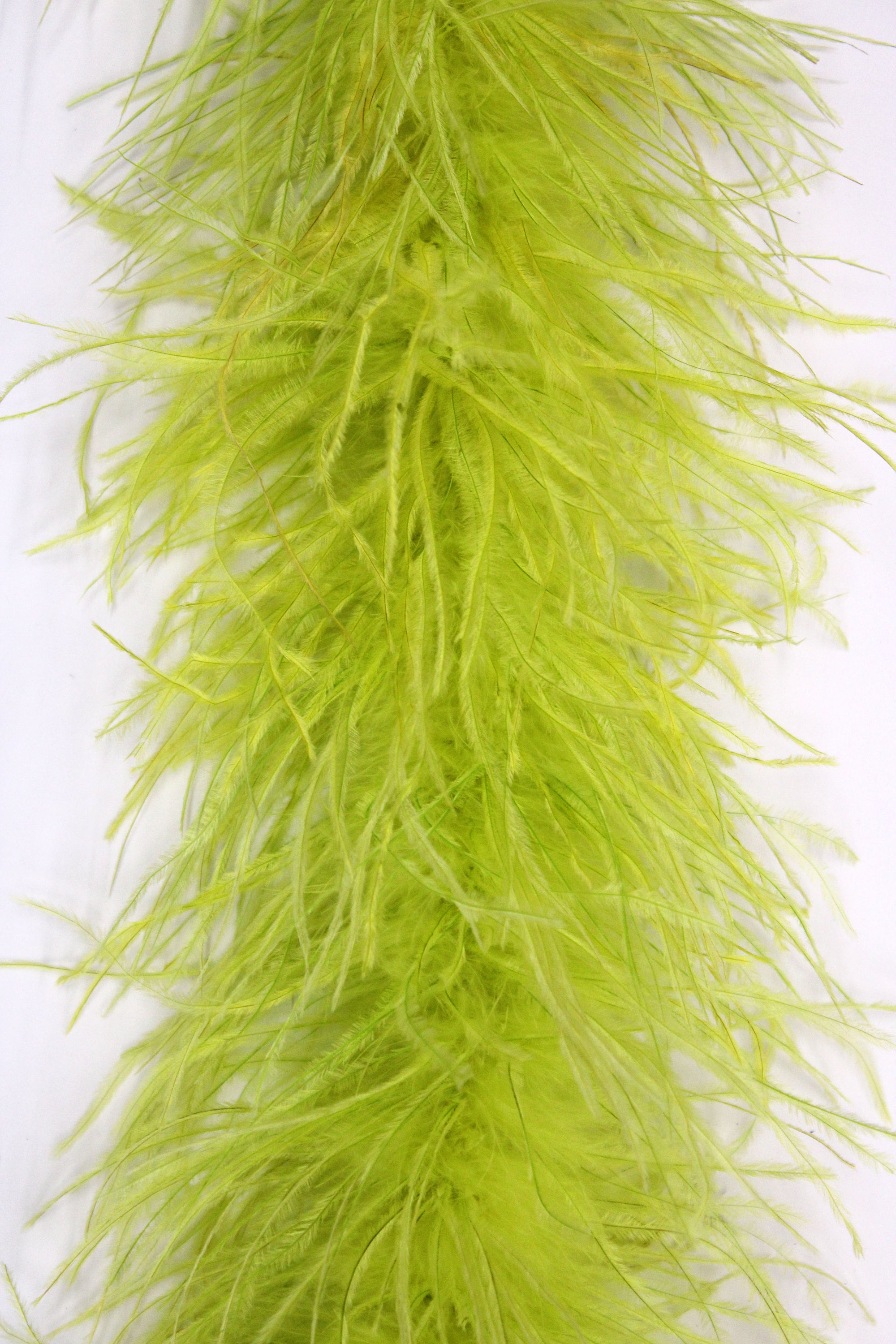 Lime Green 4 Ply Ostrich Feather Boa Boas Scarf Prom Halloween