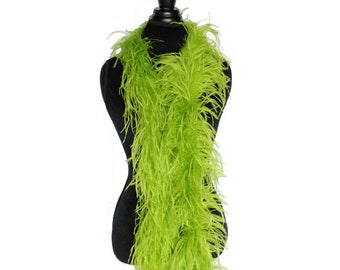 Marabou Boa 10 Yards Long 72g Lime Green Feather Wedding Party - Foto 9