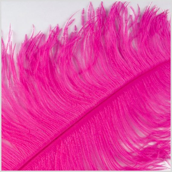 Buy HOT PINK Ostrich Feather Plumes 2330 Full and Beautiful for  Centerpieces Halloween Costume Vases Craft Theater Hats DIY Online in India  