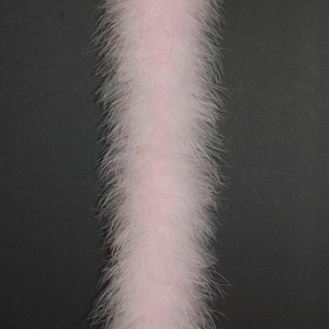 LIGHT PINK 22 Gram Marabou Feather Boa 72 Inches Long for Halloween Craft Costumes DIY Design