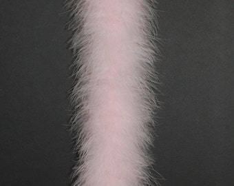 LIGHT PINK 22 Gram Marabou Feather Boa 72 Inches Long for Halloween Craft Costumes DIY Design
