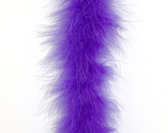 PURPLE 22 Gram Marabou FEATHER Boa 72 Inches Long for Halloween Craft Costumes DIY Design