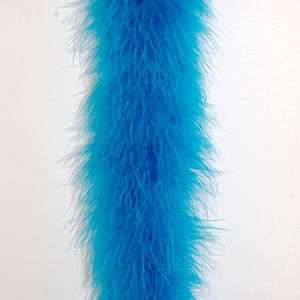 TURQUOISE 22 Gram Marabou FEATHER Boa 72 Inches Long for Halloween Craft Costumes DIY Design