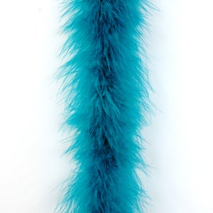 TEAL Green 22 Gram Marabou FEATHER Boa 72&quot; Long for Halloween Costume Craft Christmas Design DIY