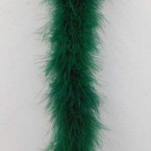 HUNTER GREEN 22 Gram Marabou Feather Boa 72 Inches Long for Halloween Craft Costumes DIY Design