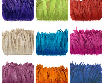 ROOSTER Coque 3-6&quot; Feathers VARIOUS COLORS (Trim/Costume/Craft/Halloween)