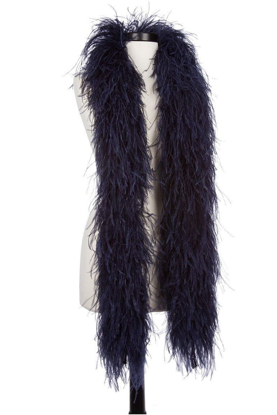 2 Ply NAVY BLUE Ostrich Feather Boa 72 Long for Etsy