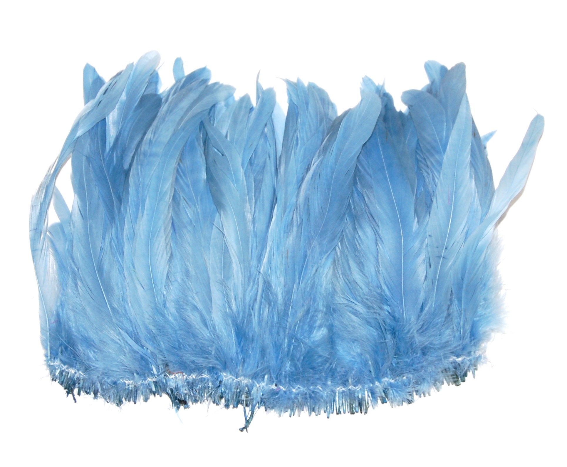 Black Rooster Coque Tail Feathers, Strung, per Yard / Wholesale Bulk  Feathers 5 7 Long Price per Yard 