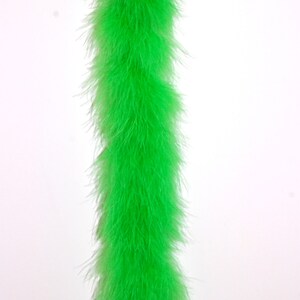Lime Green 4 Ply Ostrich Feather Boa Boas Scarf Prom Halloween