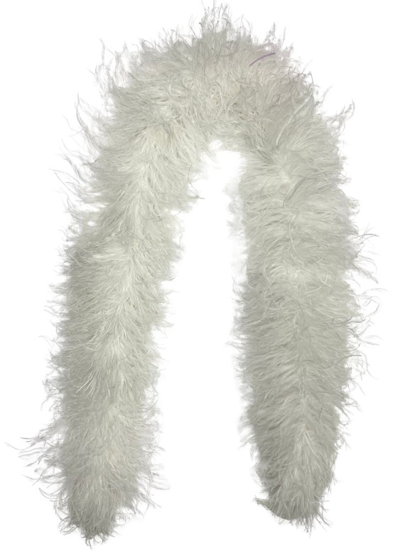 Vibrant White Boa - 72 (1 Pc.) - Luxurious Synthetic Fiber Material -  Perfect for Costumes, Parties & Special Occasions