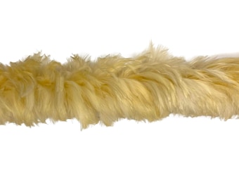 Bone HACKLE BOA 2 Yard Length 4-7" in Width for Halloween Costume Craft Burlesque Theater Dance