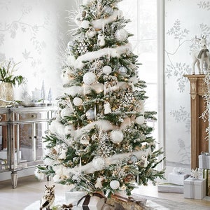 CHRISTMAS SPECIAL: White Marabou Boa to Enhance the Look of Your  Centerpiece Tree DIY 72 Inches 