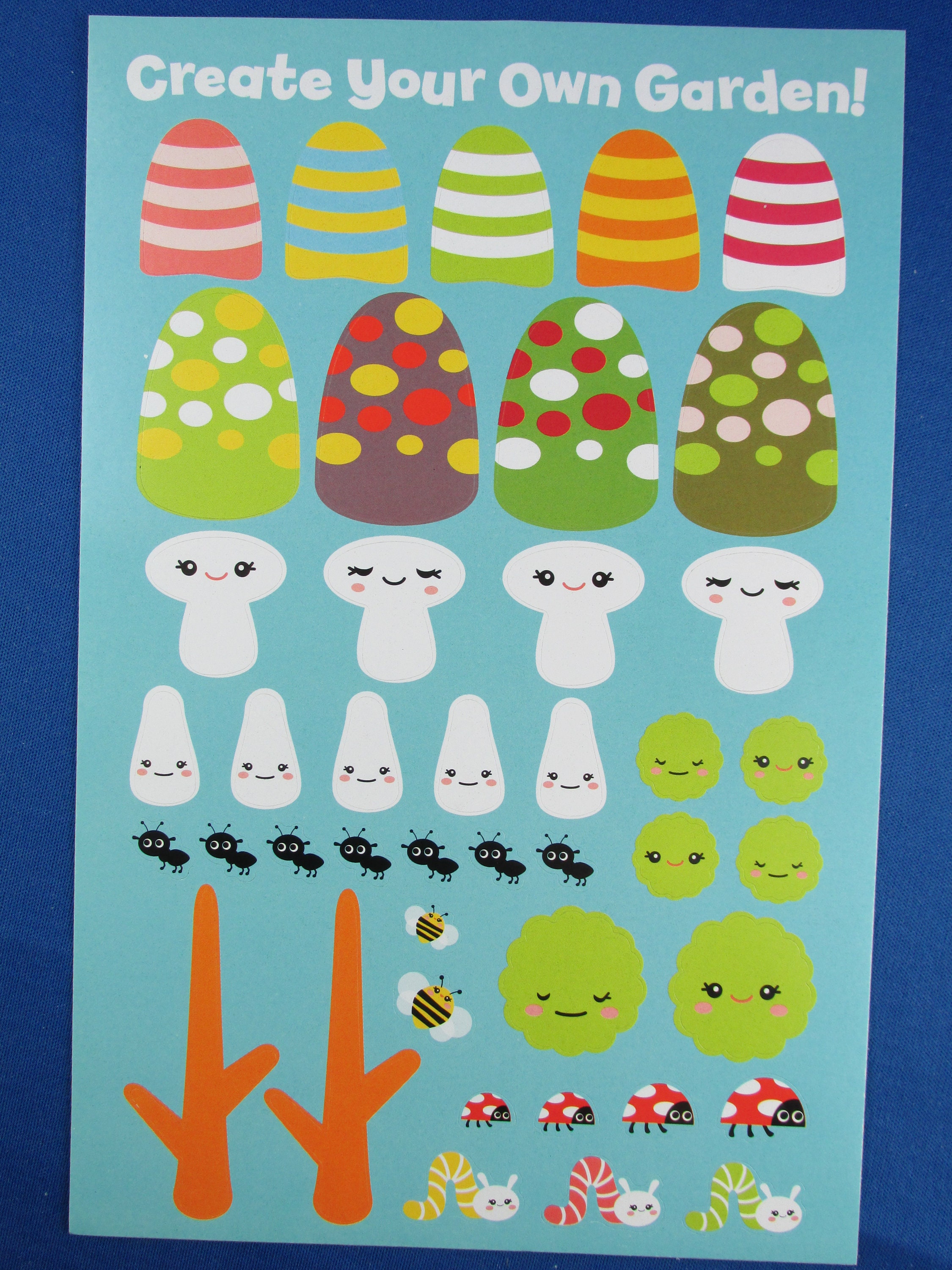 sticker lot 6 large sheets over 350 stickers for children etsy