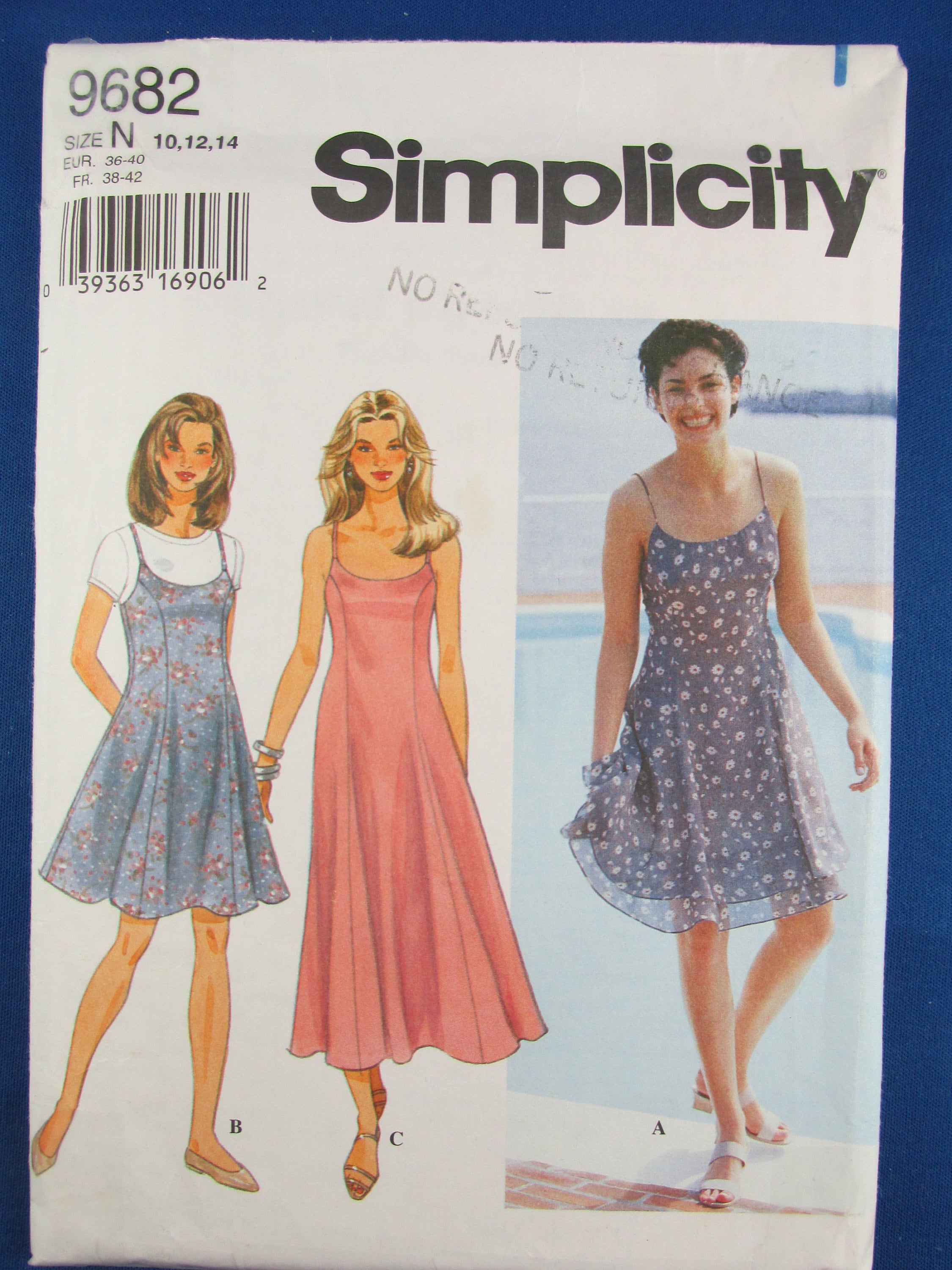 Simplicity 7037 Misses'/Miss Petite Dress Sewing Pattern Sizes 12 To 16 Uncut