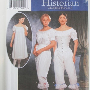 2002 Misses/'s Civil War Period Dress And Undergarments UC FF Size 6,8,10,12 Simplicity Sewing Patterns 7212 And 9769