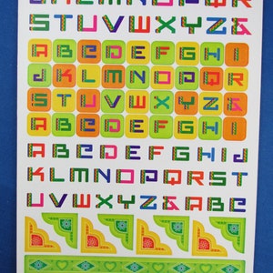 sticker lot 8 large sheets over 800 stickers for children etsy