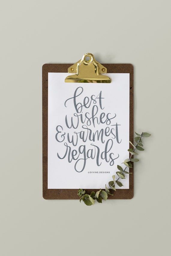 Best Wishes And Warmest Regards Schitts Creek Quotes David Etsy