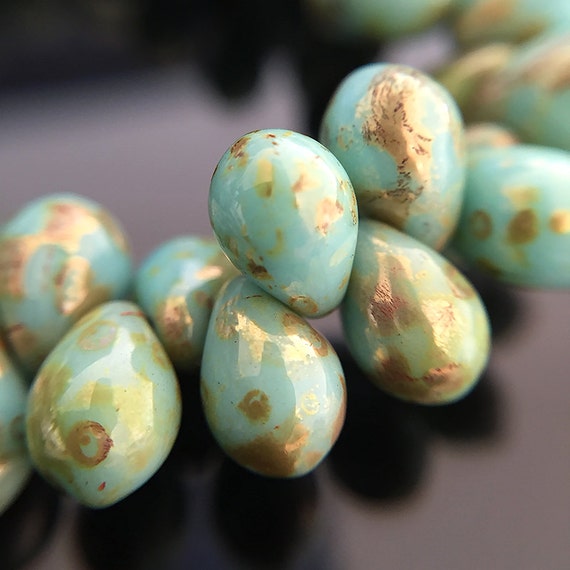 25 Ivory with Mercury Finish Czech Glass Cactus Flower Beads 9mm