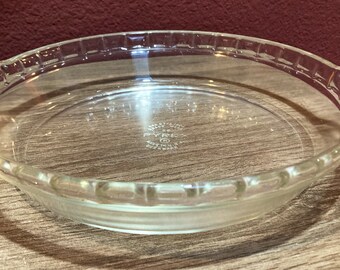 clear pie dish