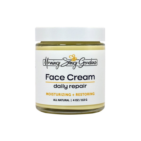 Bee Balm FACE Cream | Royal Jelly Cream | Calendula & Rosehip | Fragrance Free | Sea Buckthorn l  Gift for her