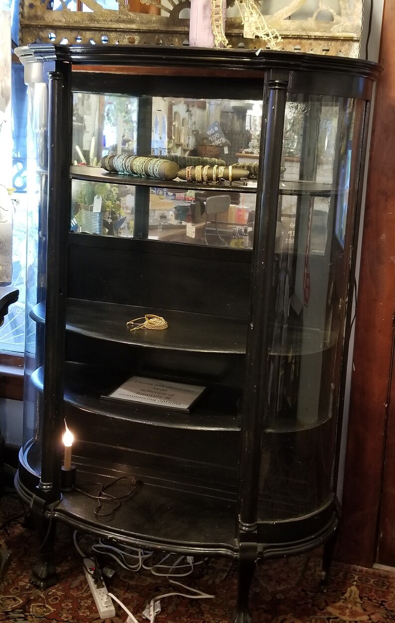 Antique Curio Cabinet Etsy