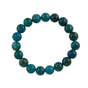 Apatite 8mm Round Stretchy String Oval Bracelet Natural Crystal Gemstone Bracelets - Gemstone Bracelets Handmade Jewelry Bracelet
