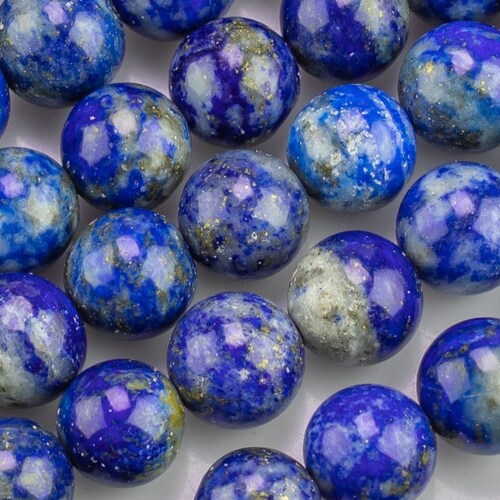 Natural Lapis Lazuli Gemstone Round Beads 15.5'' 2mm 3mm 4mm 6mm 8mm 10mm 12mm 