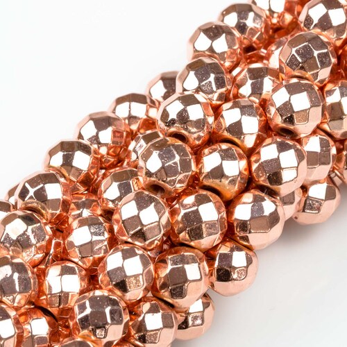 GEM-Inside 3mm Blue Metallic Coated Hematite Non-Magnetic