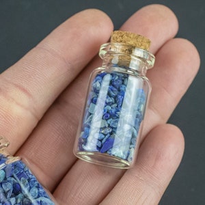 Natural Lapis Gemstone Bottle