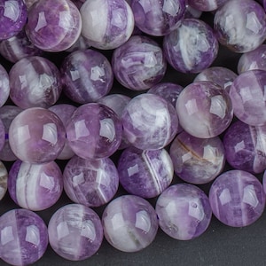 Natural Cape AMETHYST Gemstone Beads  Round 10mm-Full Strand 15.5 inch Strand  Smooth Gemstone Beads