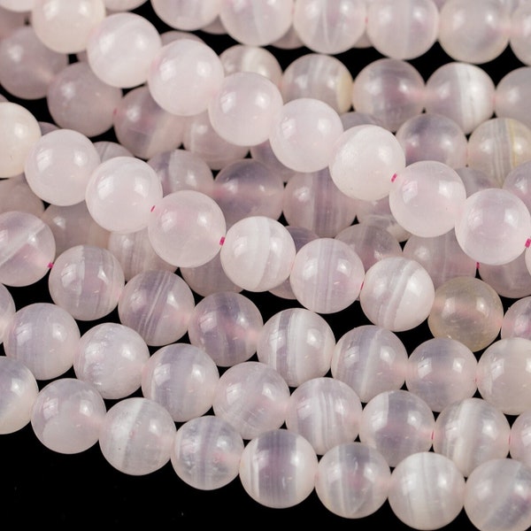 Natural Pink Calcite,  Round, 4mm, 6mm, 8mm, 10mm-Full Strand 15.5 inch Strand AAA Quality  Smooth Gemstone Beads