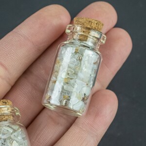 Natural Mix Quartz Gemstone Bottle