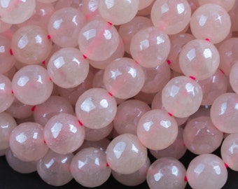Rose-Quartz,Rose-Quartz Beads,Briolette,Faceted Round Beads AAA Quality 8 /'/' size 8mm 8mm round wholesale Price