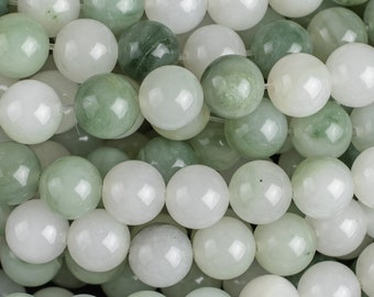 10 Perles En Amazonite 7/8mm Ou 6mm Qualité A - RARE - Mercerie Marina - Foto 3