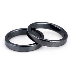 Hematite Ring Hematite Ring Hematite Rings Basic Ring Band Hematite Band Ring Bands Hematite Bands Jewelry Necklace Size 6 8 7 9 10 ss01