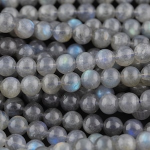 Blue Flashes~ AAA Natural Blue Labradorite 2mm 4mm 6mm 7mm 8mm 10mm Round Beads 15.5&quot; Strand
